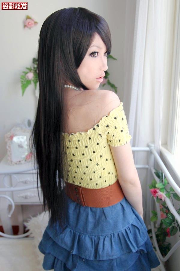 Free Shipping high quality Guarantee100% Hot-sales brand new wig W039 Long straight hair