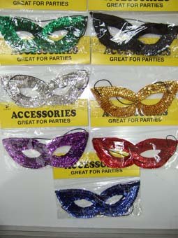 sequin masks