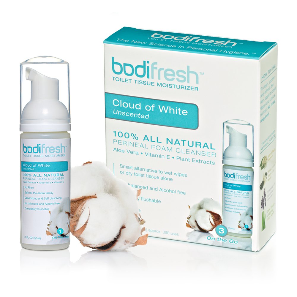 Bodifresh Toilet Tissue Moisturizer® (Unscented) All NATURAL WET WIPE