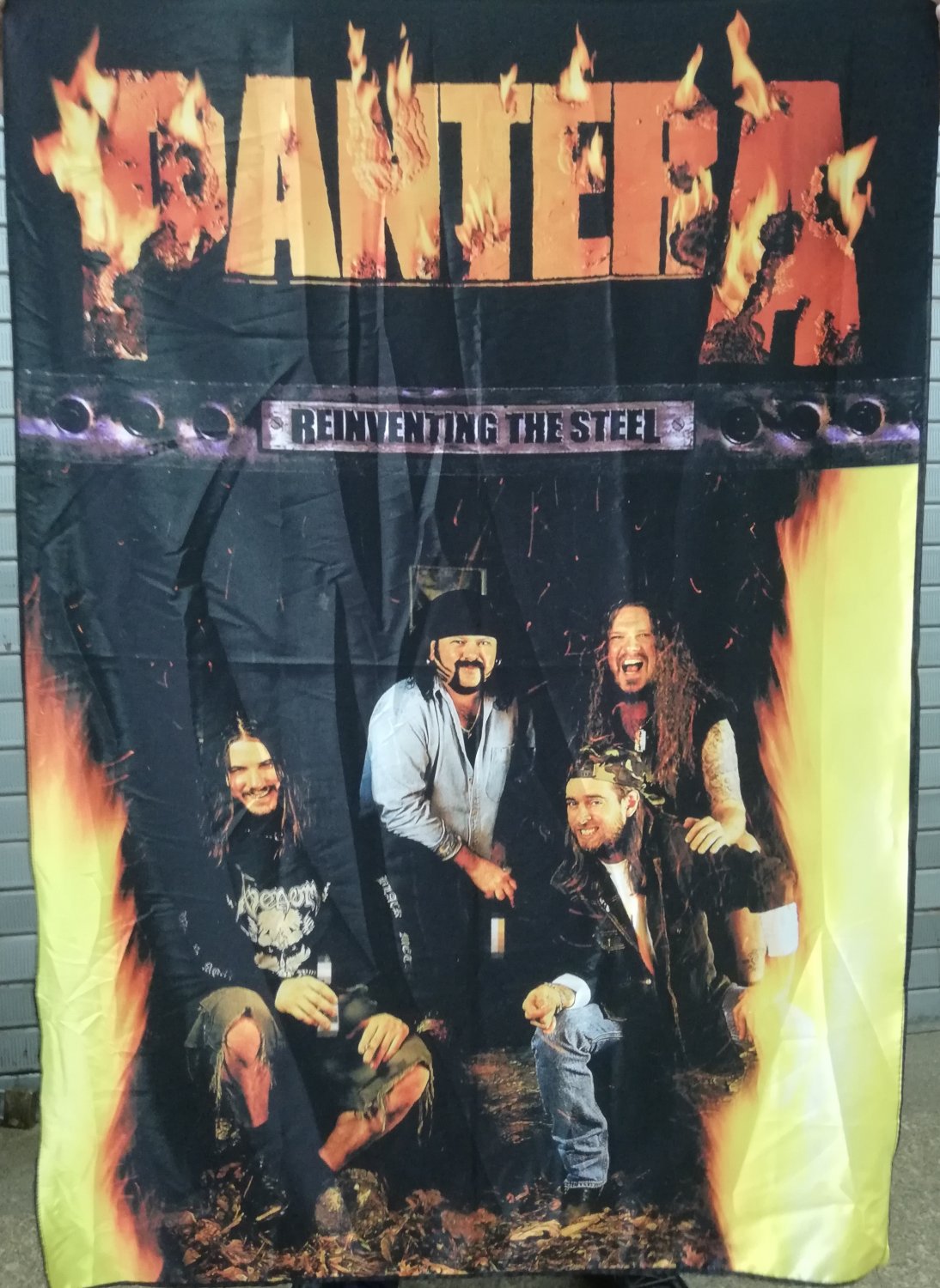 Pantera Reinventing The Steel Flag Cloth Poster Wall Tapestry Banner Cd