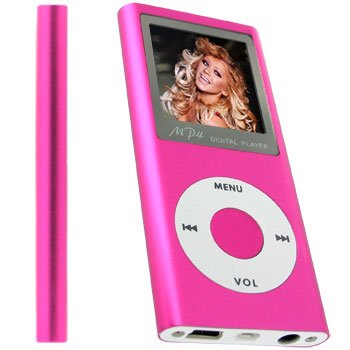 PREMIER� 2GB DIGITAL MP4 PLAYER in PINK