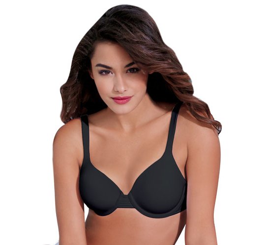 38B: Black Barely There Gotcha Covered Underwire T-Shirt Bra - Avon