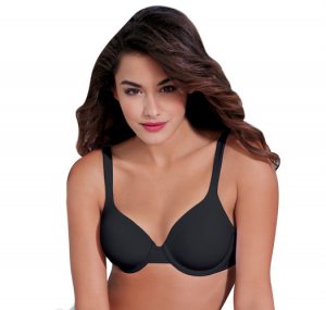 38B: Black Barely There Gotcha Covered Underwire T-Shirt Bra - Avon