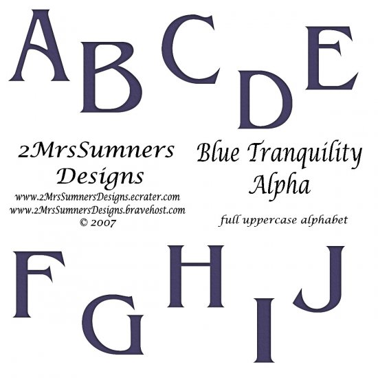 Blue Tranquility Alpha