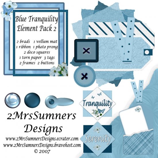 Blue Tranquility Element Pack 2