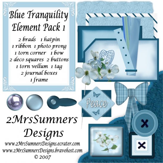 Blue Tranquility Element Pack 1