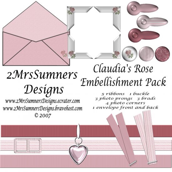 Claudia's Rose Embellishments