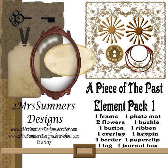 A Piece of the Past Element Pack 1