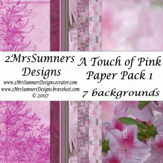 A Touch of Pink Paper Pack 1