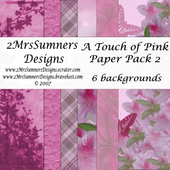 A Touch of Pink Paper Pack 2