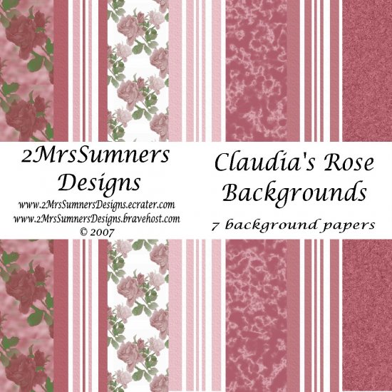 Claudia's Rose Paper Pack