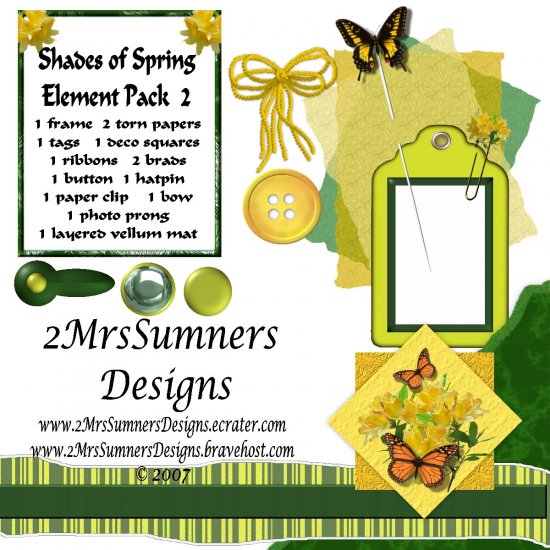 Shades of Spring Element Pack 2