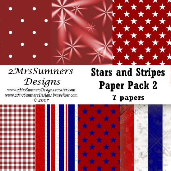 Stars and Stripes Paper Pack 2