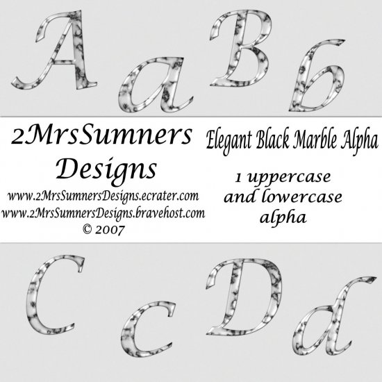 Elegant Black Marble Alpha