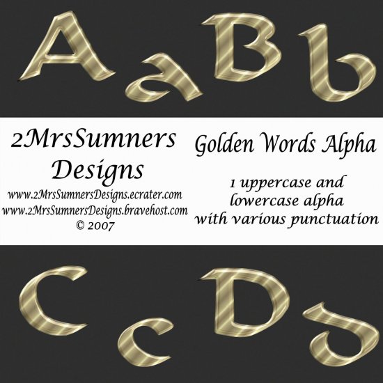 Golden Words Alpha