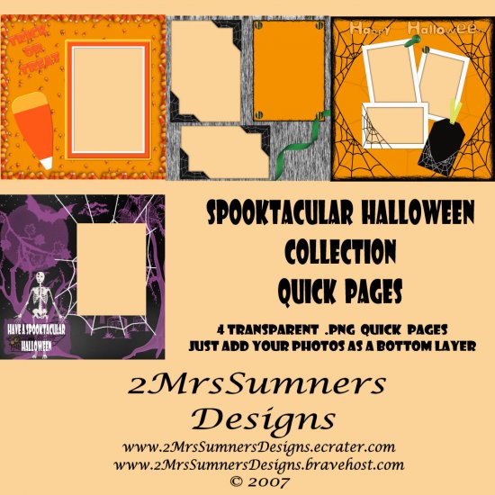 Spooktacular Halloween Collection Quick Page Pack