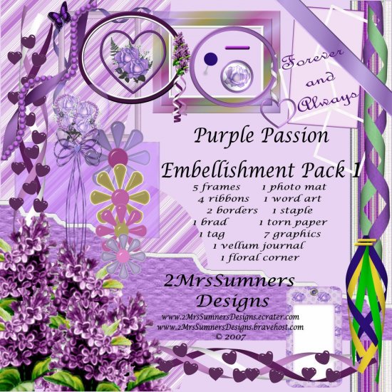 Purple Passion Element Pack 1