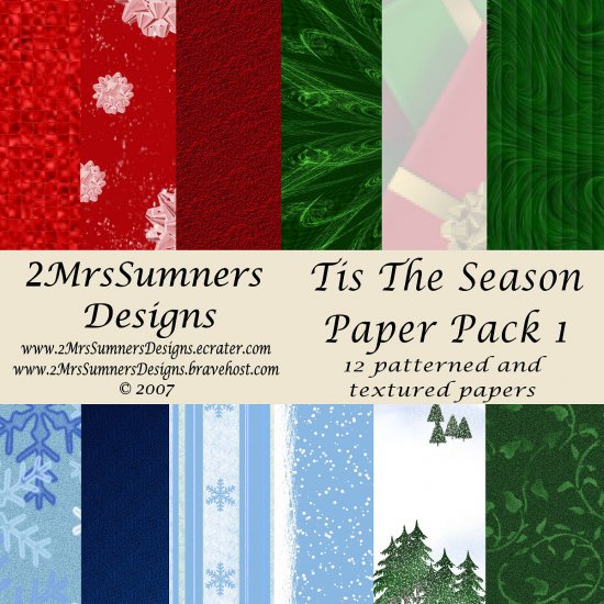 Tis the Season Paper Pack 1
