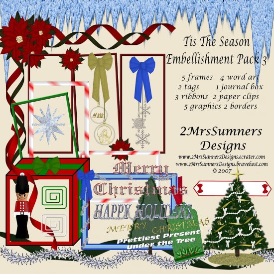 Tis the Season Element Pack 3