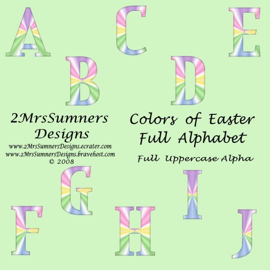 Colors of Easter Alpha