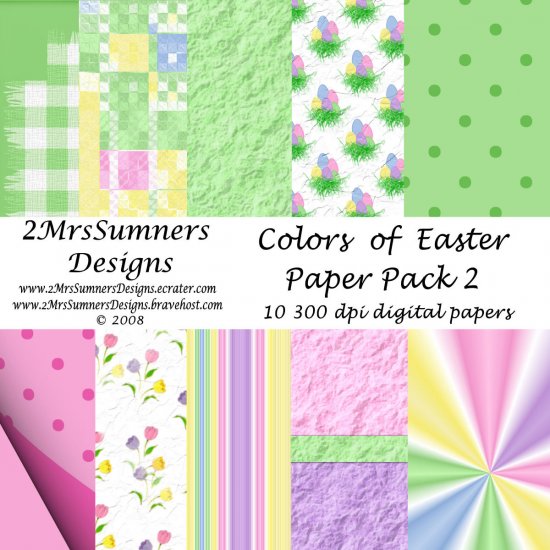 Colors of Easter Paper Pack 2