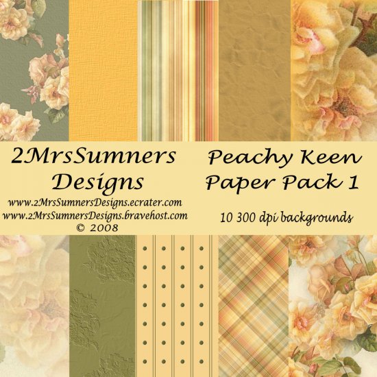 Peachy Keen Paper Paack 1