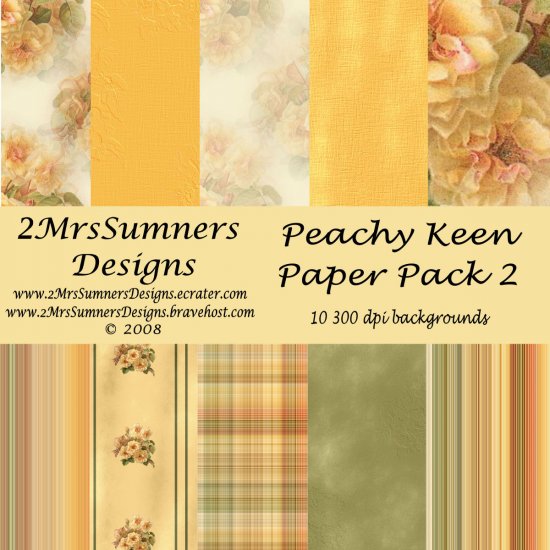 Peachy Keen Paper Pack 2
