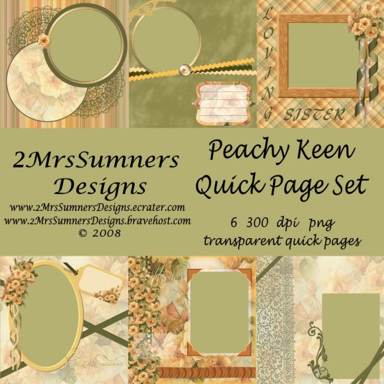 Peachy Keen Quick Page Set