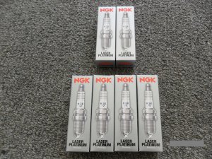 6 PZFR5D11 7968 NGK Laser Platinum Spark Plugs PZFR5D-11 VW Volkswagen Golf Jetta