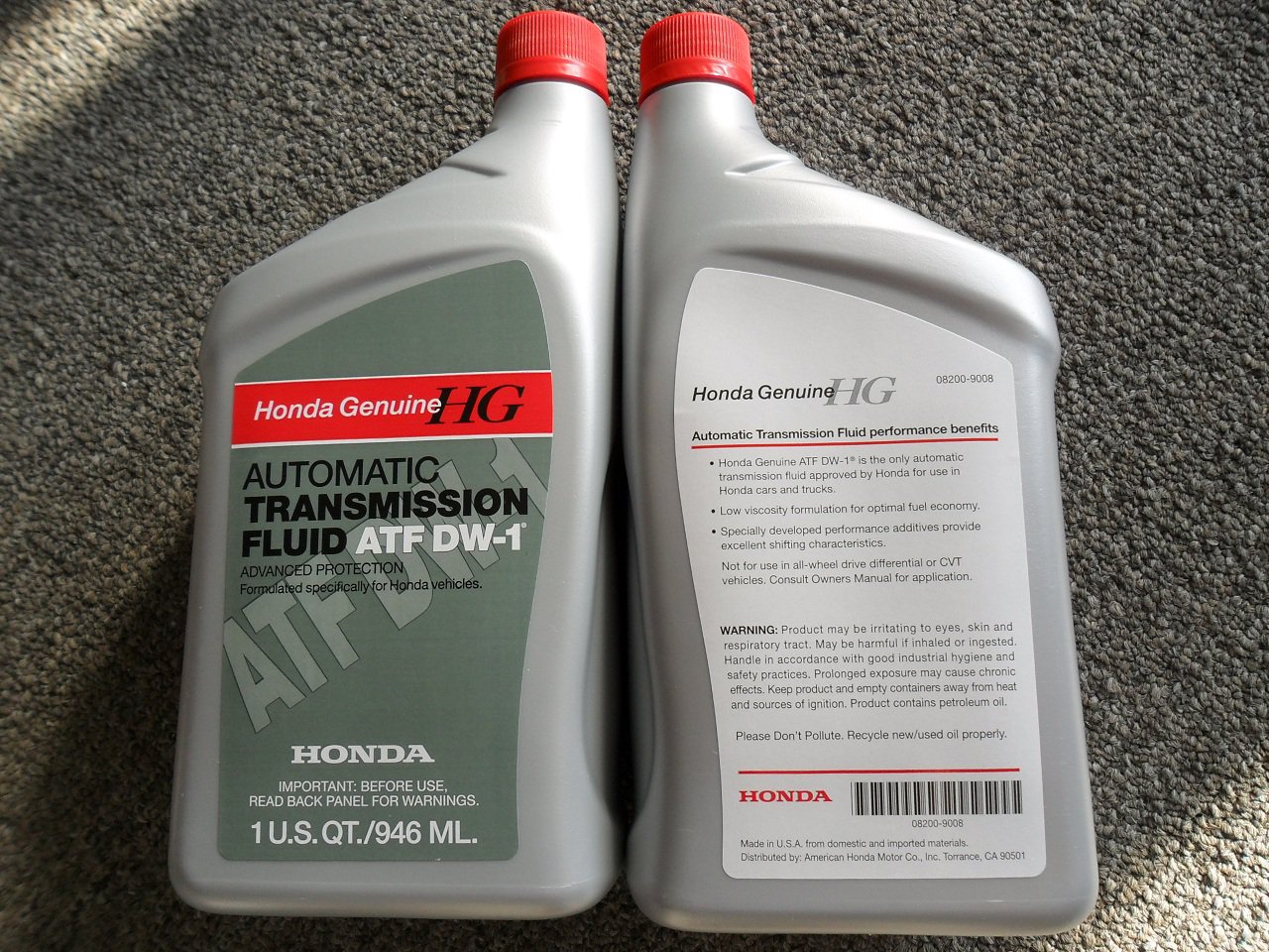 Honda Atf Dw 1 Vs Valvoline Maxlife 