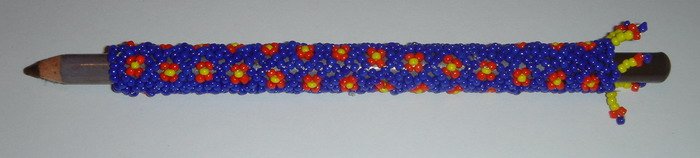 Beaded Pen / Pencil Holder