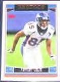 2006 Topps Ashley Lelie #79 Broncos