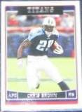 2006 Topps Chris Brown #57 Titans