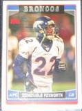 2006 Topps Domonique Foxworth #46 Broncos