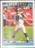 2006 Topps Matt Hasselbeck #213 Seahawks