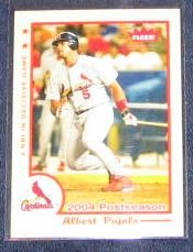 2005 Postseason 4 RBI Albert Pujols