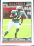 2006 Topps Chris Chambers #110 Dolphins