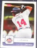 2006 Fleer Julio Franco #62 Mets