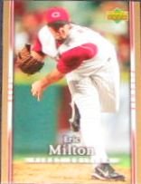 2007 UD First Edition Eric Milton #201 Reds