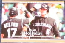 2007 UD First Edition Matt Holliday #204 Rockies