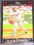 2007 Topps C.C. Sabathia #10 Indians