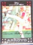 2007 Topps (Red Back) Bronson Arroyo #30 Reds