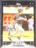 2007 Topps Gregg Zaun #36 Blue Jays