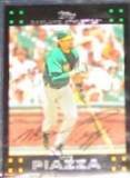 2007 Topps Mike Piazza #53 Athletics