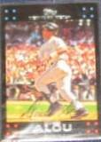 2007 Topps (Red Back) Moises Alou #73 Mets
