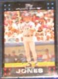 2007 Topps (Red Back) Chipper Jones #90 Braves