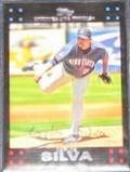 2007 Topps (Red Back) Carlos Silva #91 Twins