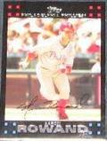 2007 Topps Aaron Rowand #110 Phillies