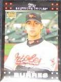 2007 Topps Rookie Brian Burres #289 Orioles