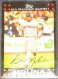2007 Topps Bengie Molina #4 Giants